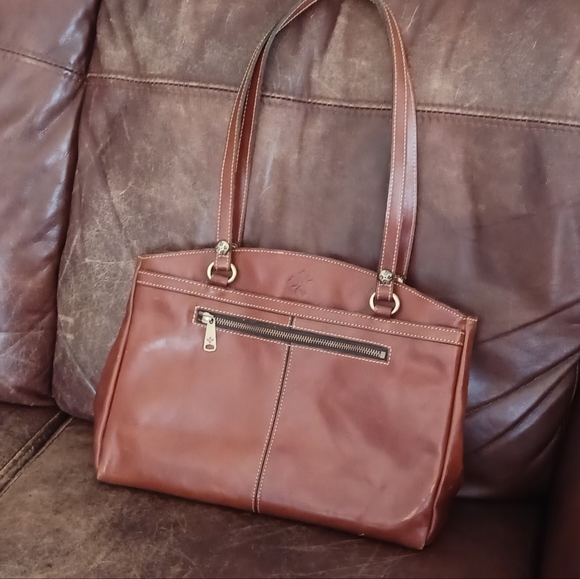 Patricia Nash Poppy Smooth Leather Shoulder Bag - Picture 15 of 15